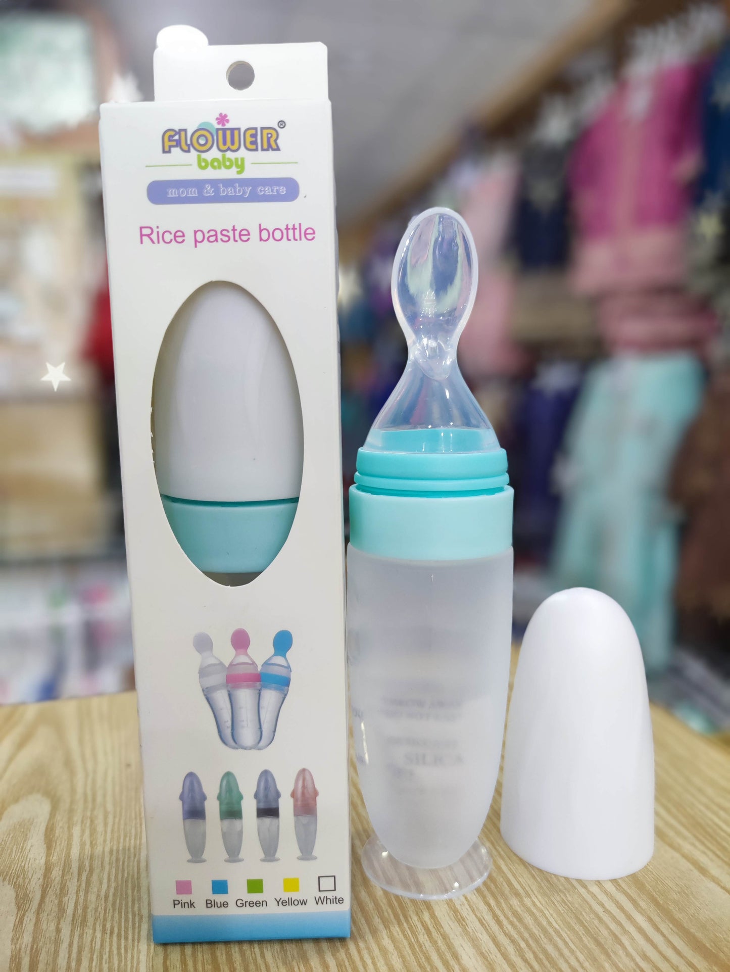 90ml Flower Baby silicone Spoon Feeder | BPA-Free | For 3 Months+