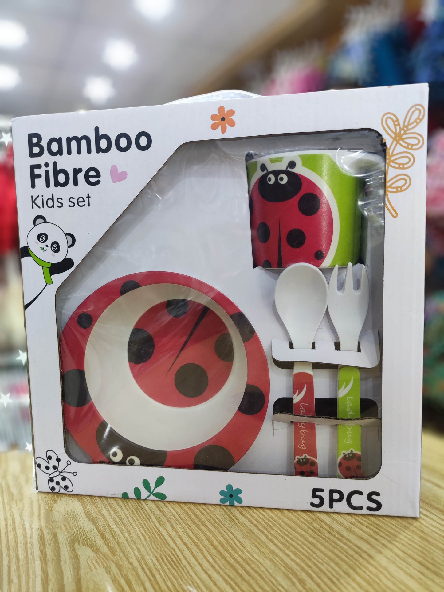 Bamboo fibre kids set | feeding set | 5pcs