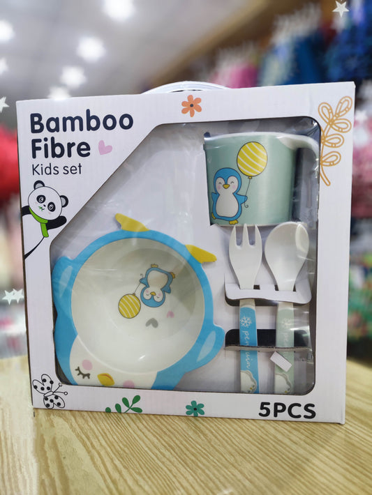 Bamboo fibre kids set | feeding set | 5pcs